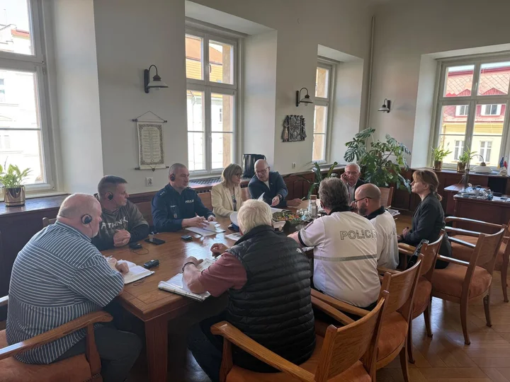 21.05.2026 r. Lubawka - spotkanie partnerów 13. edycji wyścigu kolarskiego Krakonošův cyklomaraton